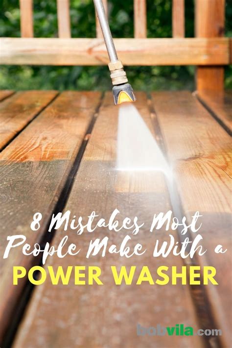 where could you find metal washers in your house|11 Mistakes Most People Make with a Power Washer.